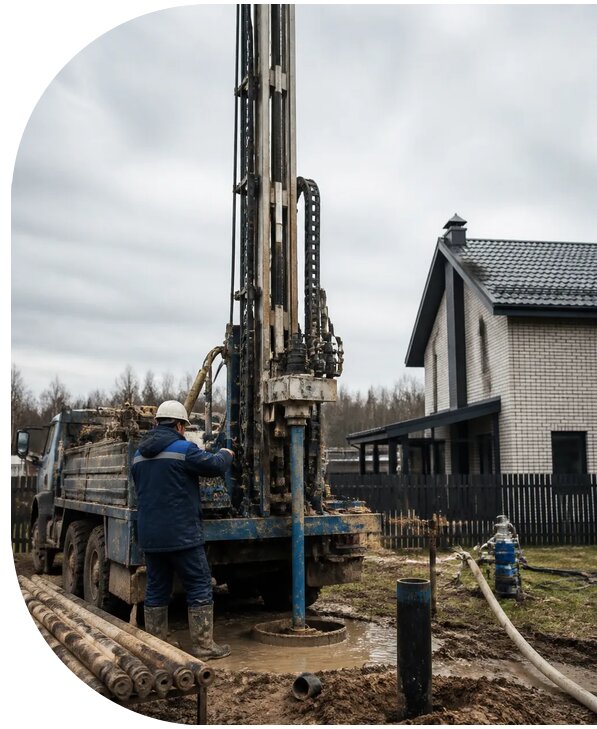 Бурение скважин на воду под ключ в Димитровграде от 123636 р. | АПаруса-Дмт