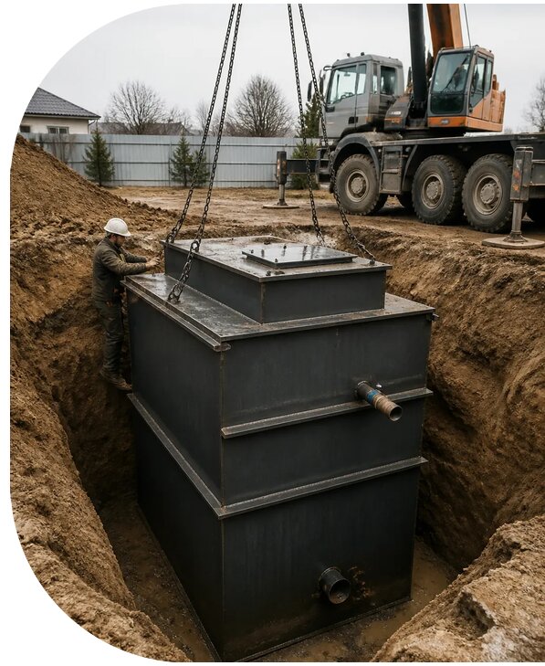 Монтаж кессона для скважины в Димитровграде от 25758 р. | АПаруса-Дмт