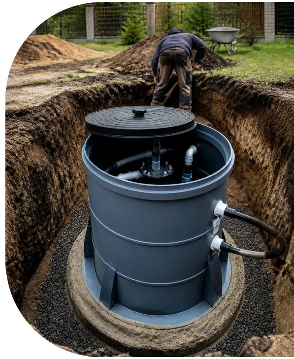 Монтаж кессона для скважины в Димитровграде от 25758 р. | АПаруса-Дмт